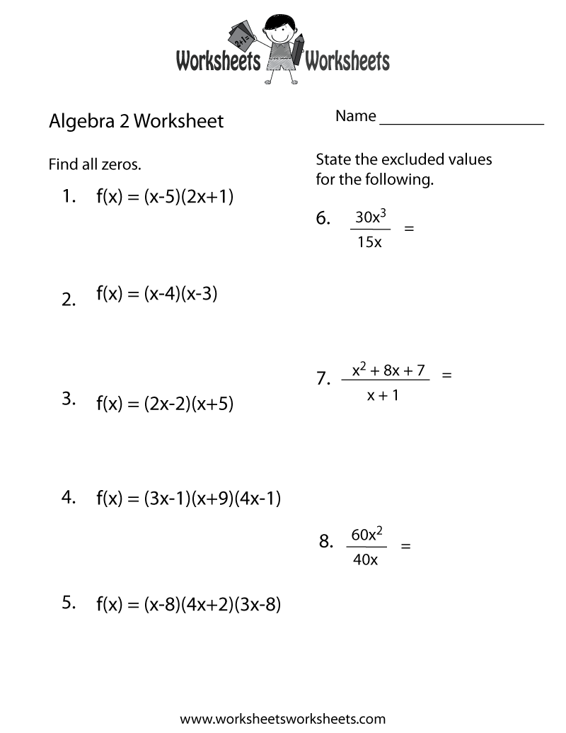 10 Best Algebra Worksheets Ideas Algebra Worksheets Algebra Free Algebra