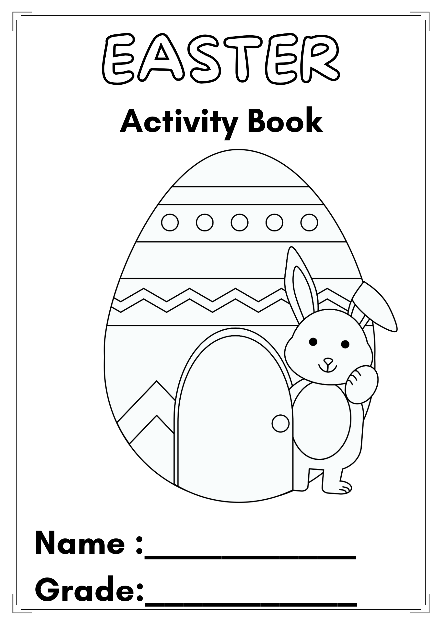 Printable Easter Activities For Preschool