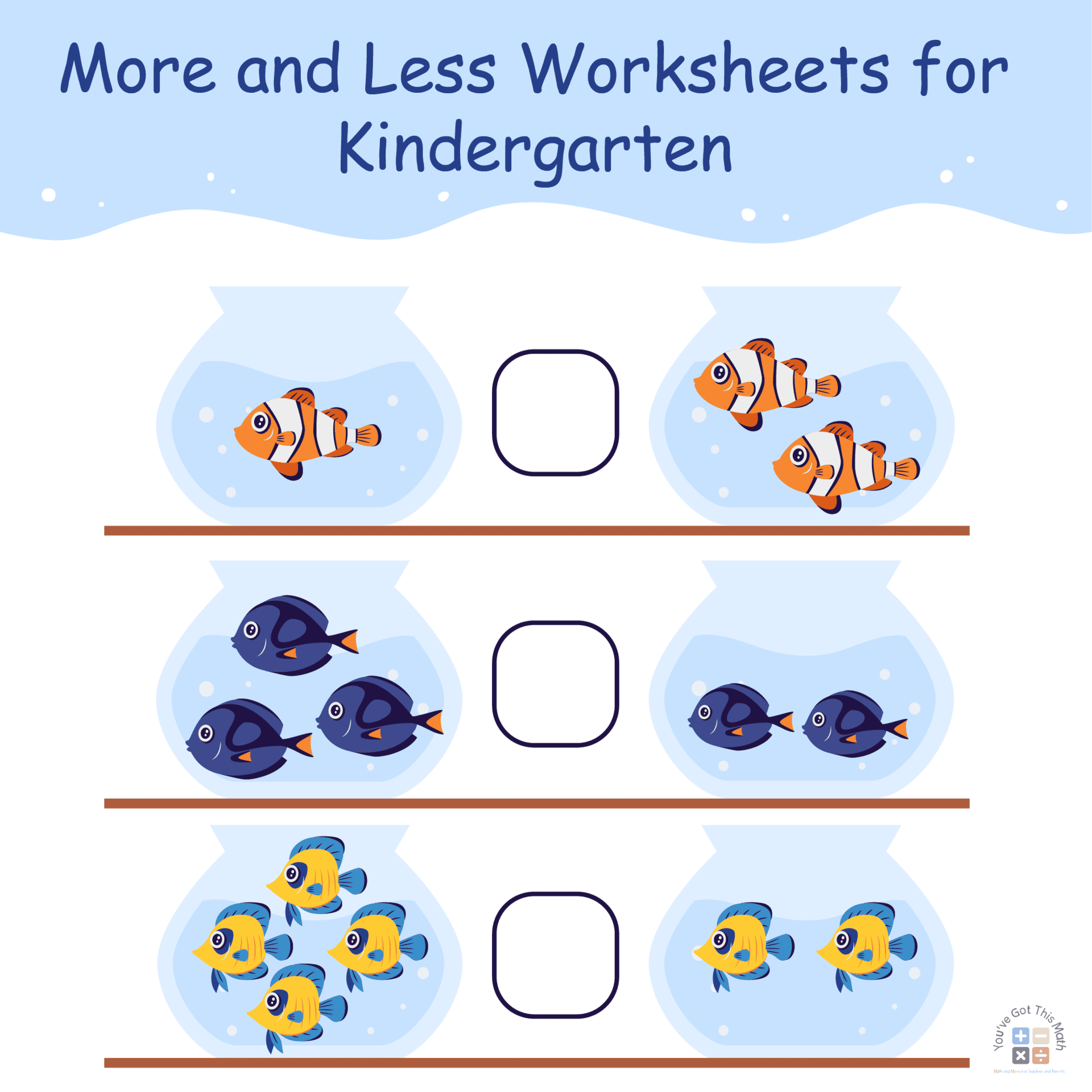 10 Free More And Less Worksheets For Kindergarten 10 Free More And Less Worksheets For Kindergarten