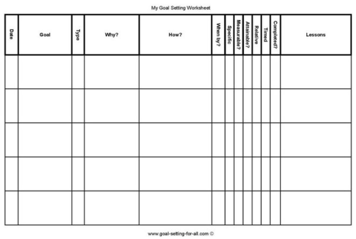 Free Printable Student Accountability Worksheet