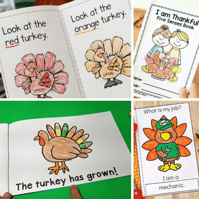 10 Free Thanksgiving Printable Books Fun A Day