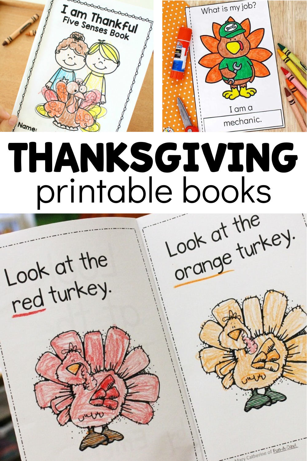 10 Free Thanksgiving Printable Books Fun A Day 10 Free Thanksgiving Printable Books Fun A Day