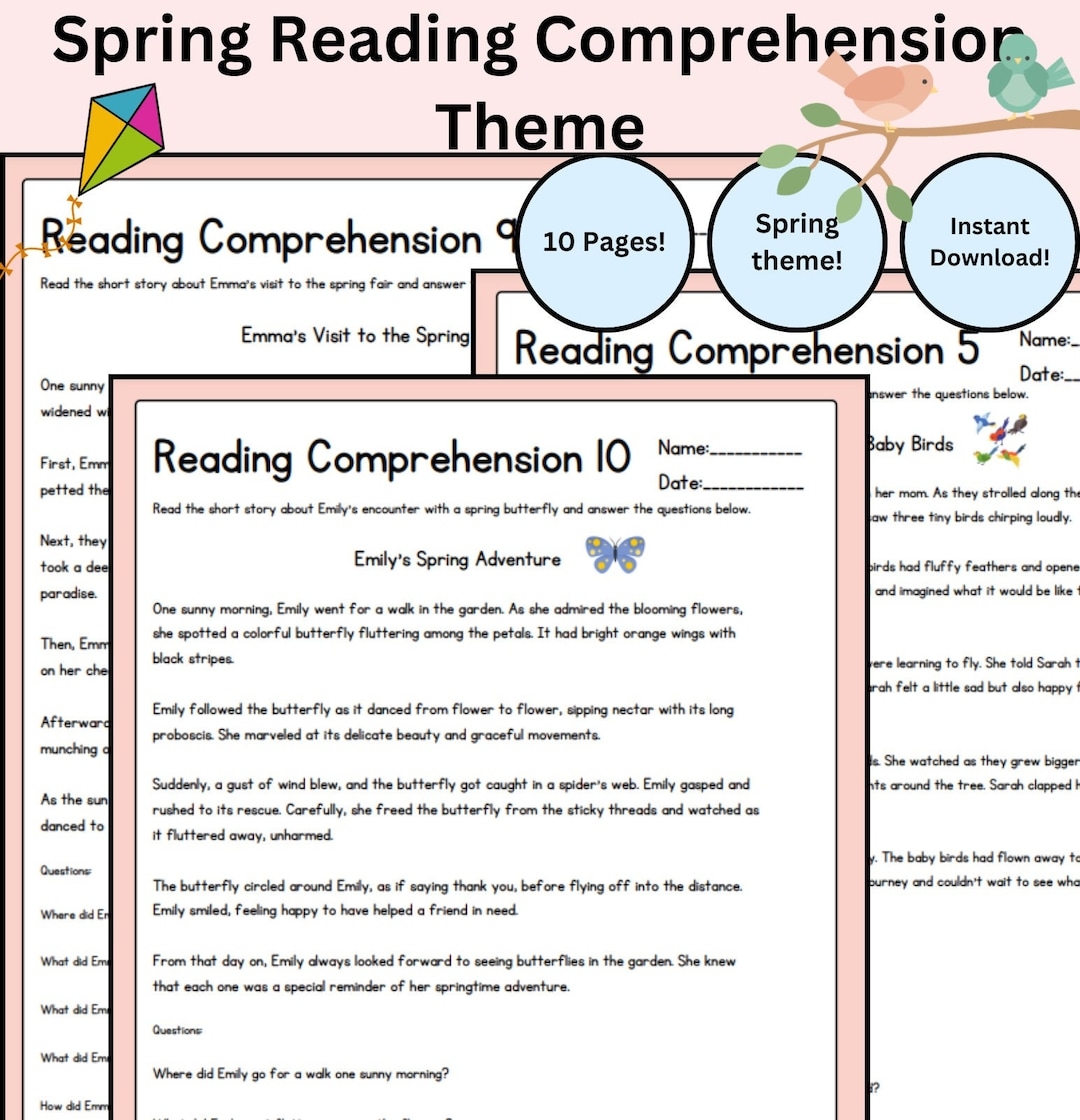 Reading Comprehension Strategies Worksheets