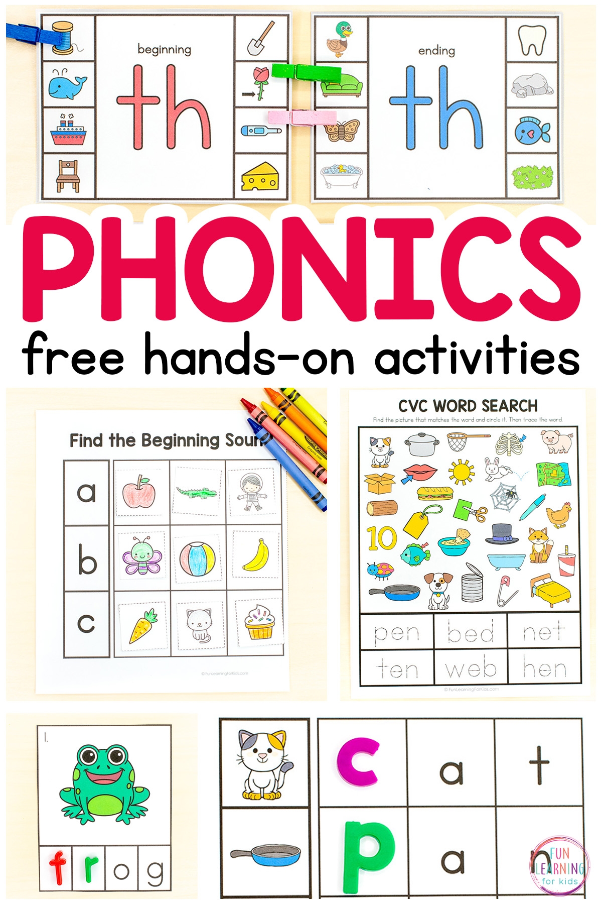100 Phonics Activities For Kids Learning To Read 100 Phonics Activities For Kids Learning To Read