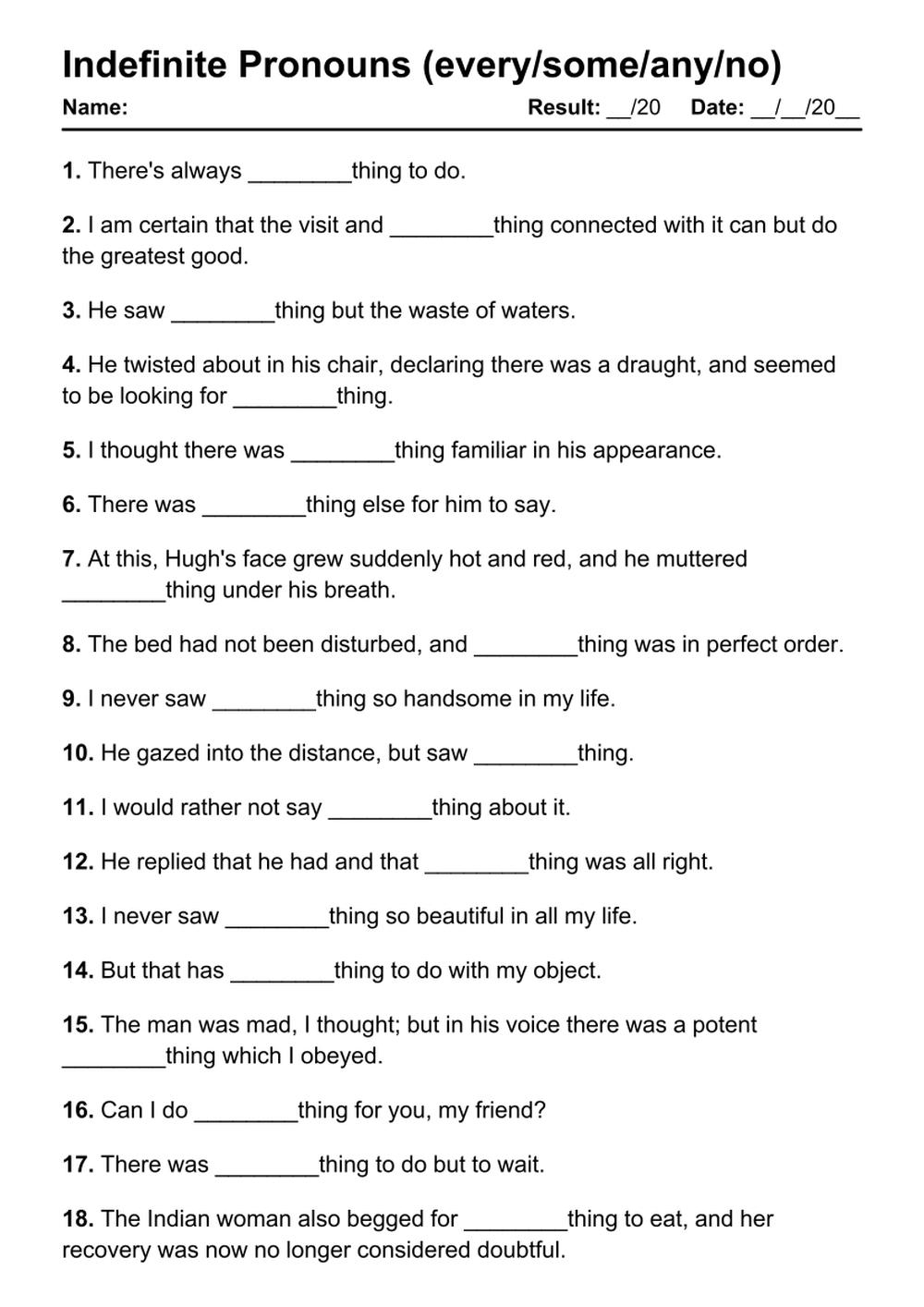 Free Printable Reflexive Pronouns Worksheets Free Printable Reflexive Pronouns Worksheets