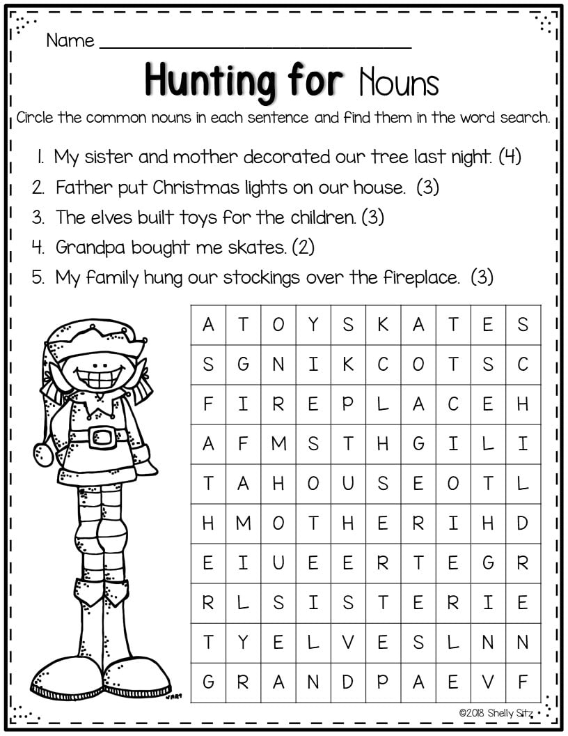 Free Printable Christmas Stories Worksheets Free Printable Christmas Stories Worksheets