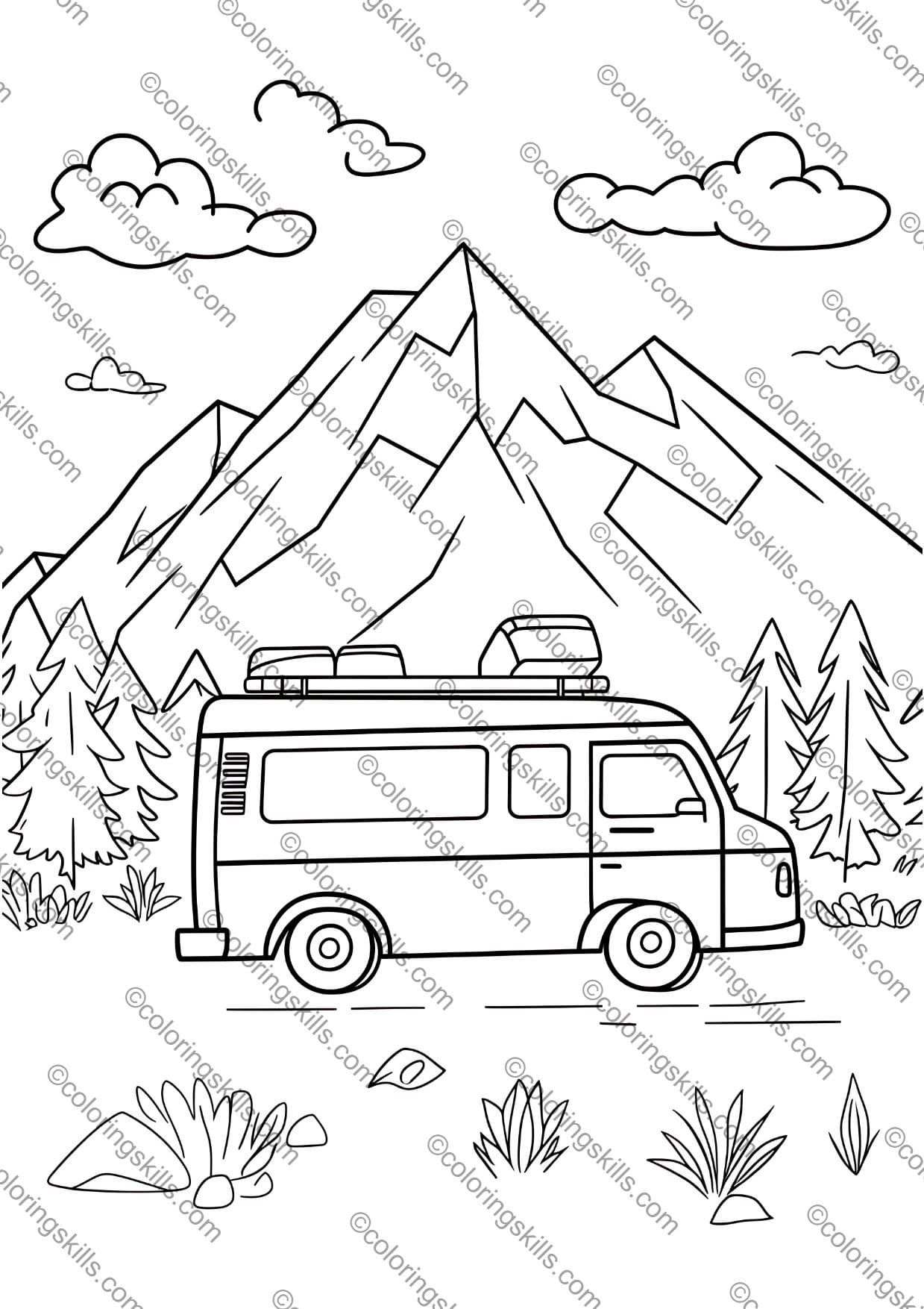 130 Nature And Camping Coloring Pages Outdoor Adventure 130 Nature And Camping Coloring Pages Outdoor Adventure