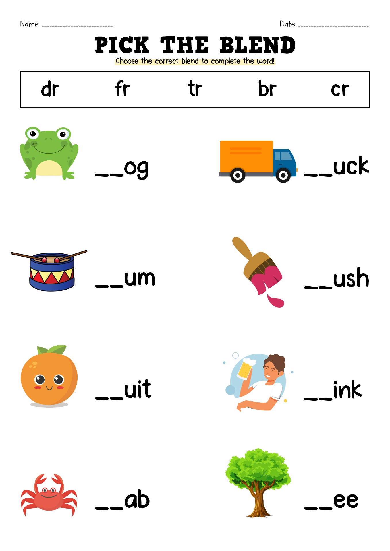14 Blending Words Worksheets For Kindergarten Free PDF At Worksheeto 14 Blending Words Worksheets For Kindergarten Free PDF At Worksheeto
