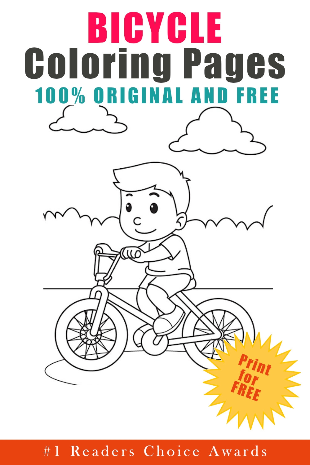 15 Bicycle Coloring Pages 100 Free Printables 15 Bicycle Coloring Pages 100 Free Printables