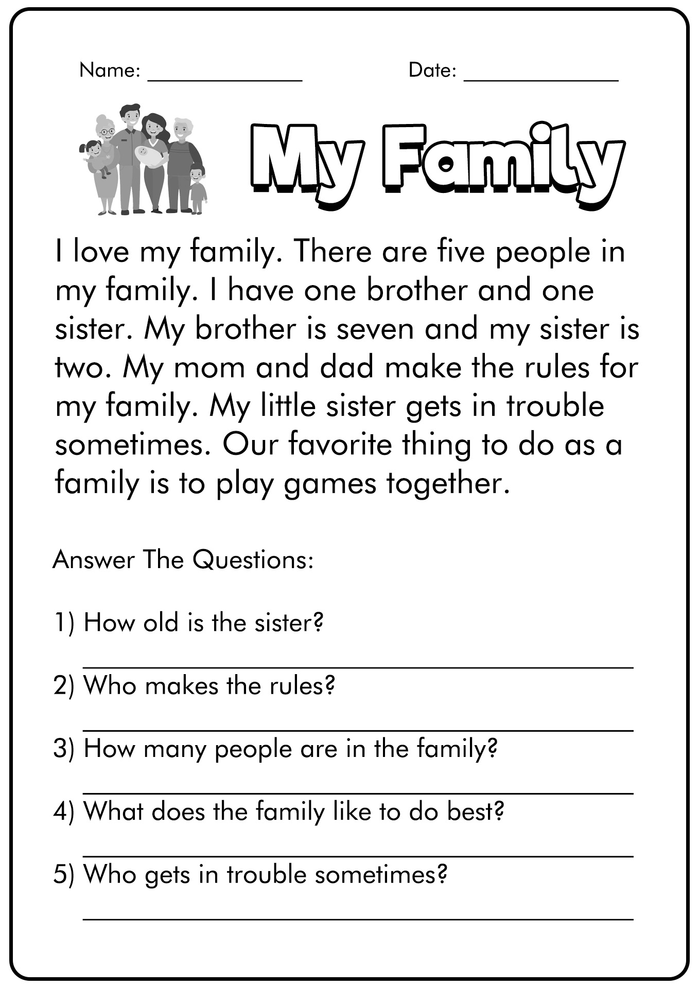 15 First Grade Reading Comprehension Worksheets Free PDF At Worksheeto 15 First Grade Reading Comprehension Worksheets Free PDF At Worksheeto