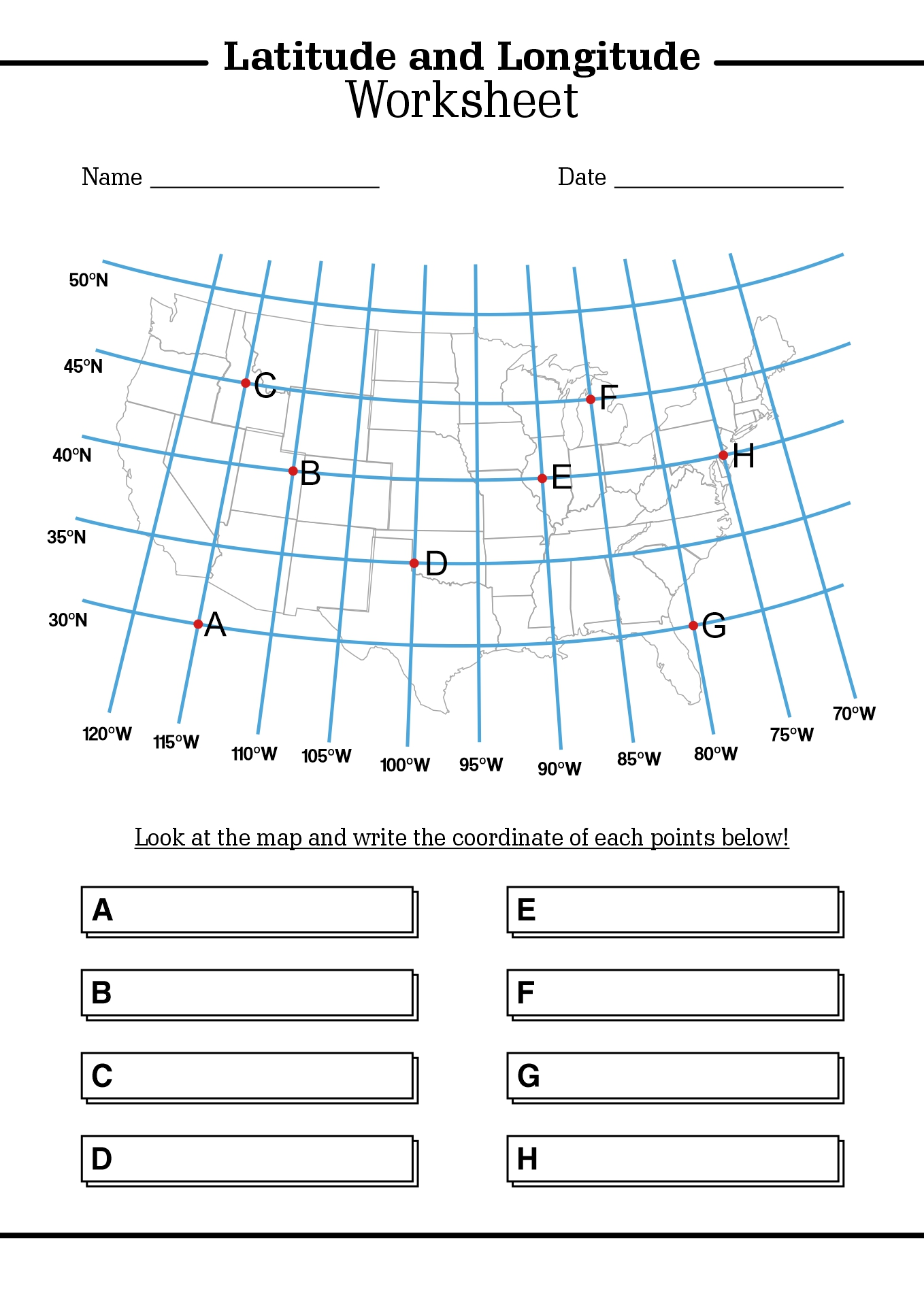 15 Latitude And Longitude Map Worksheet Free PDF At Worksheeto 15 Latitude And Longitude Map Worksheet Free PDF At Worksheeto