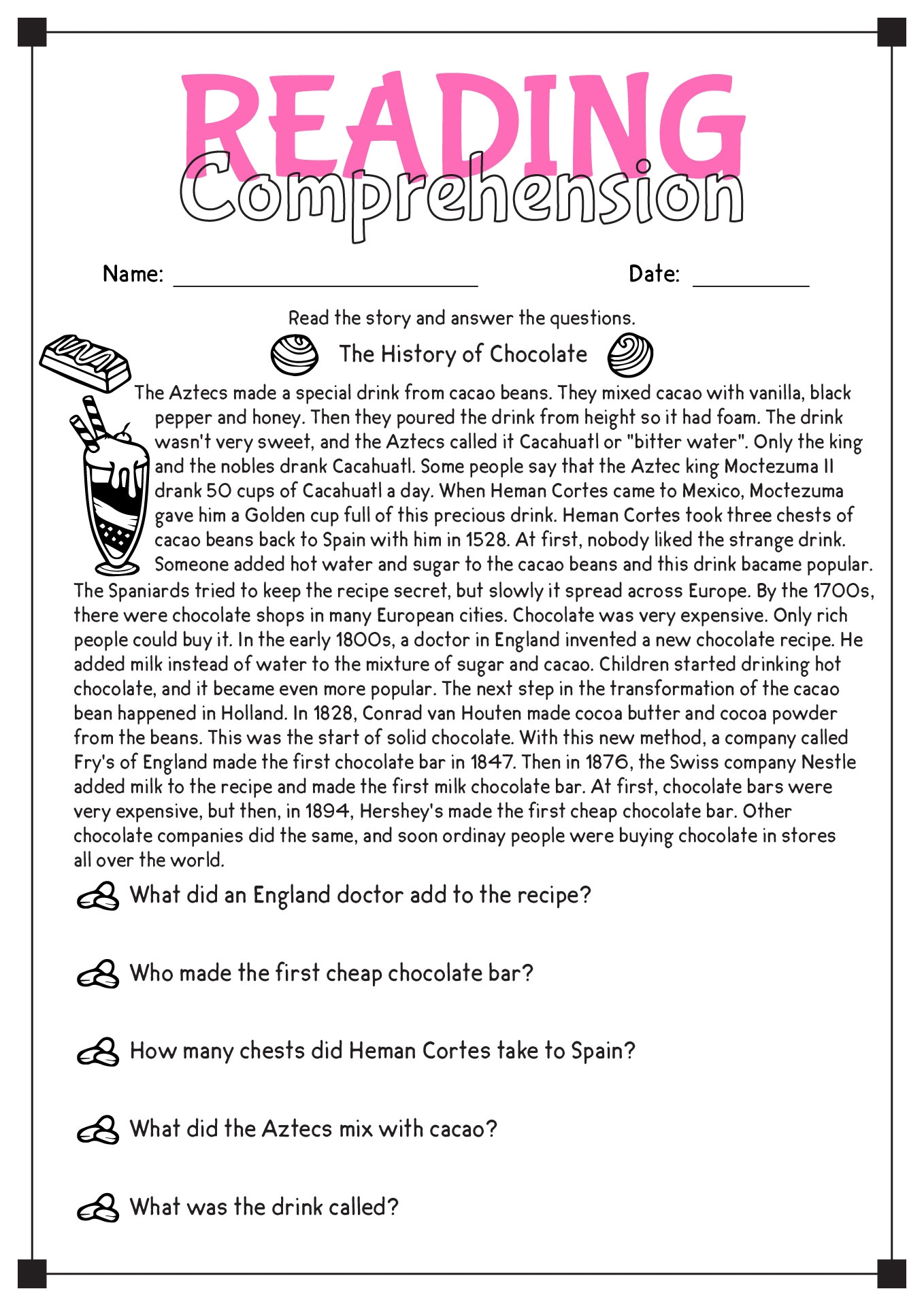 16 Comprehension Reading English Worksheets Free PDF At Worksheeto 16 Comprehension Reading English Worksheets Free PDF At Worksheeto