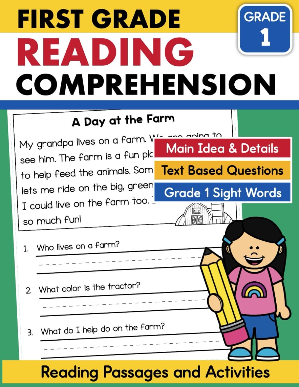 1st Grade Reading Comprehension Passages And Activities Workbook Ages 6 To 7 By J Ecochardt 1st Grade Reading Comprehension Passages And Activities Workbook Ages 6 To 7 By J Ecochardt