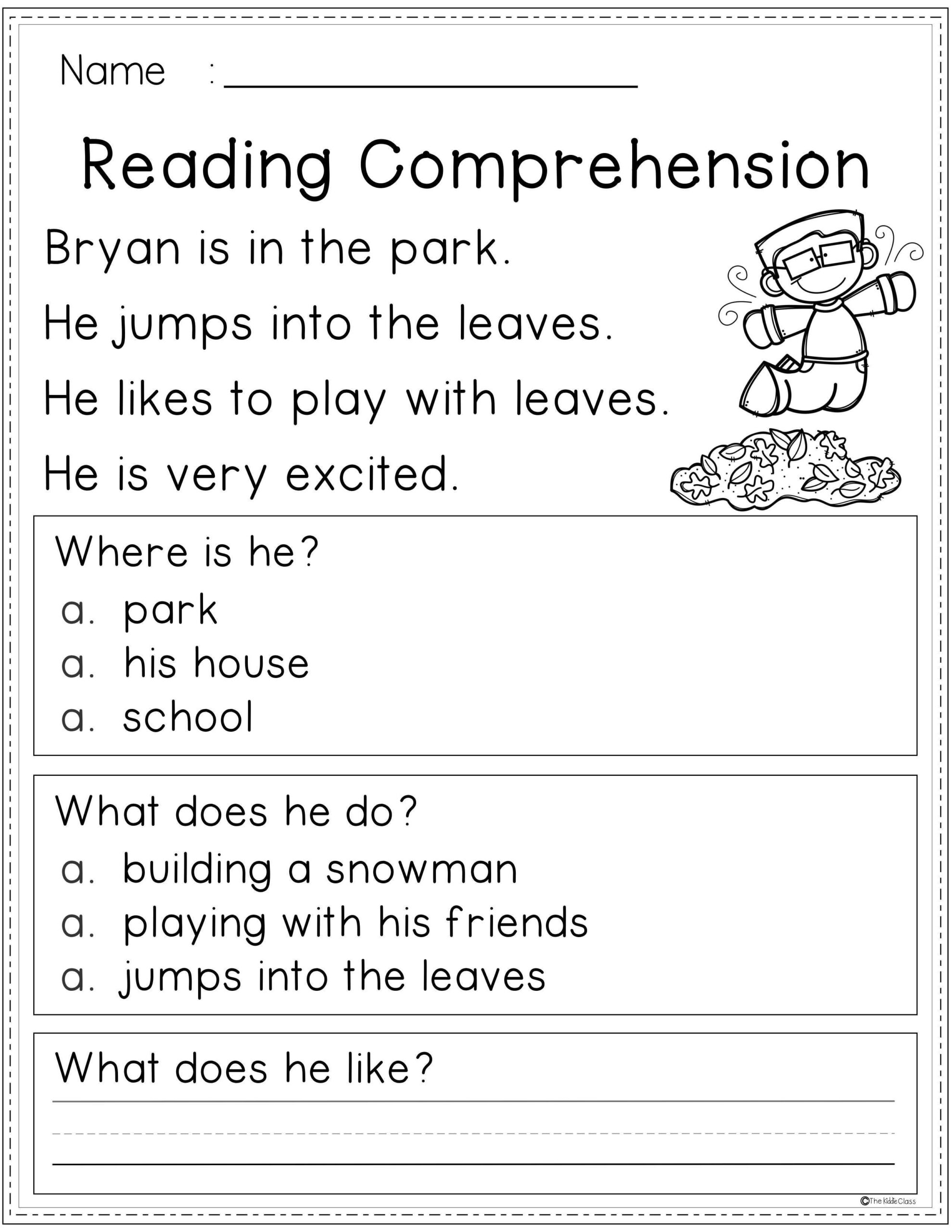 1st Grade Reading Comprehension Worksheets Engage Young Readers 1st Grade Reading Comprehension Worksheets Engage Young Readers