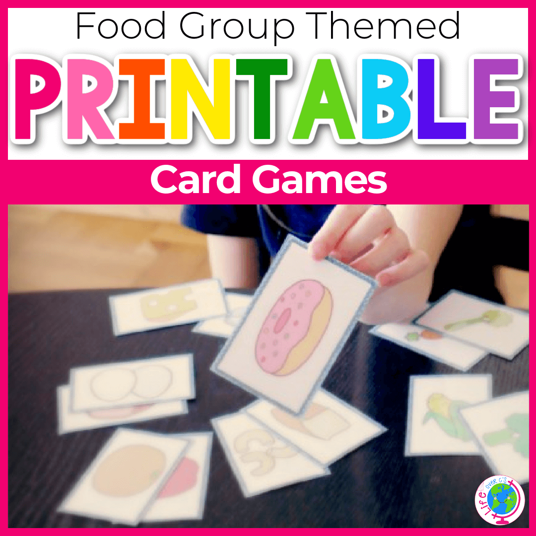 2 Free Printable Food Group Card Games For Kids 2 Free Printable Food Group Card Games For Kids