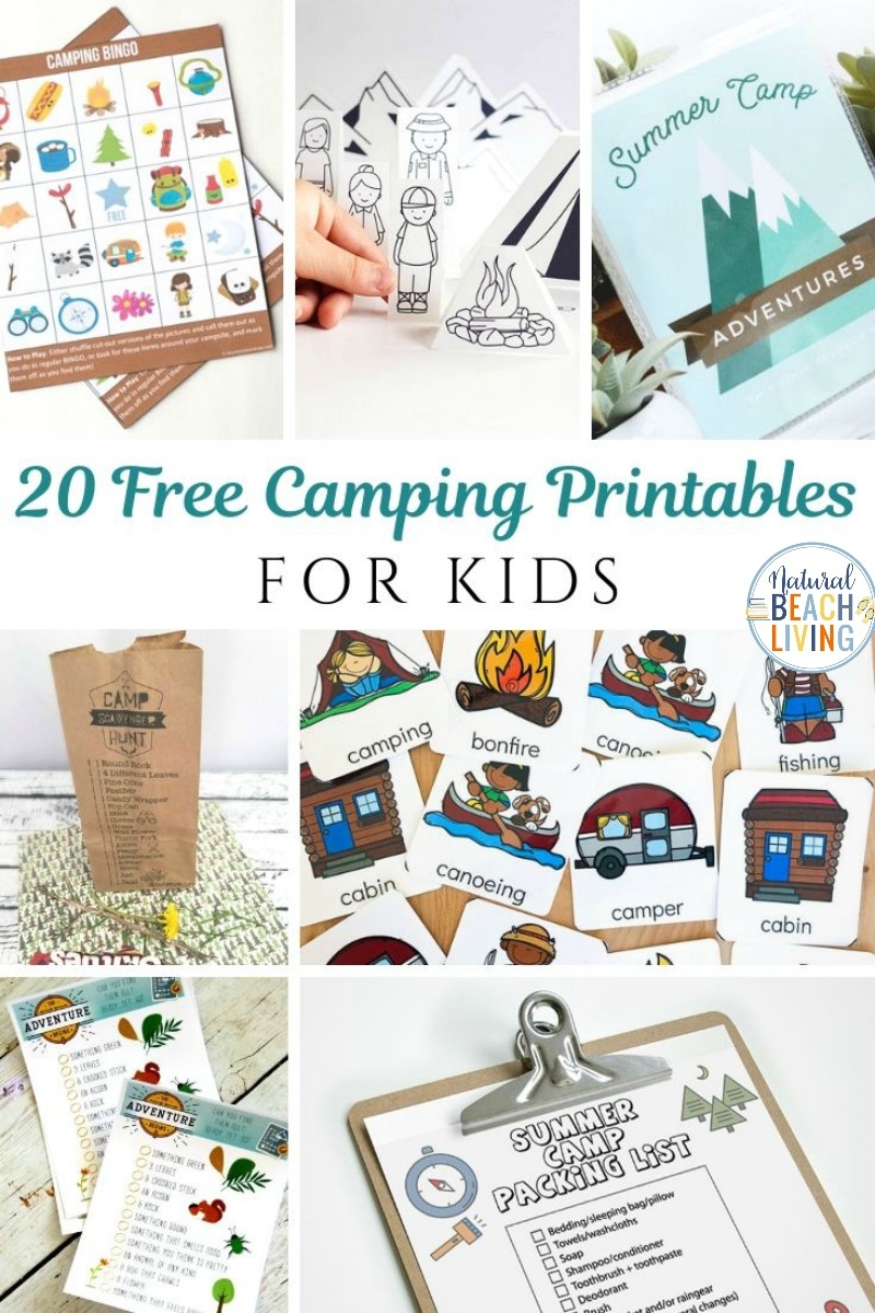 Camping Actvities For Preschool Free Printables Camping Actvities For Preschool Free Printables