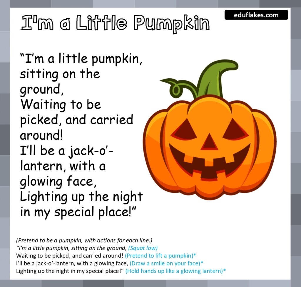 20 Halloween Kindergarten Rhymes Eduflakes