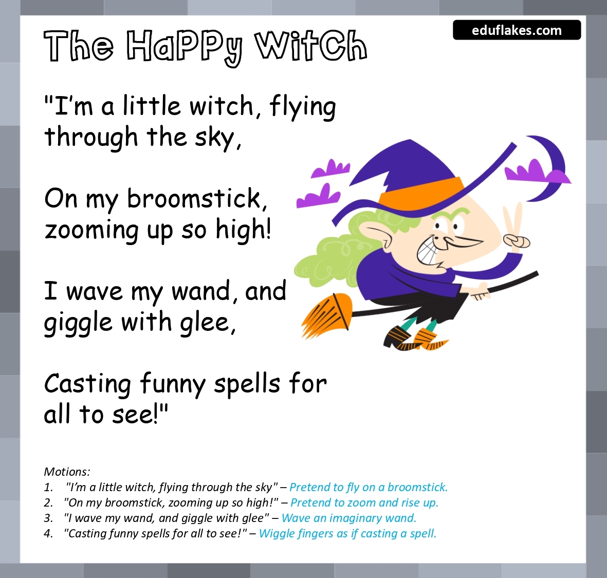 20 Halloween Kindergarten Rhymes Eduflakes