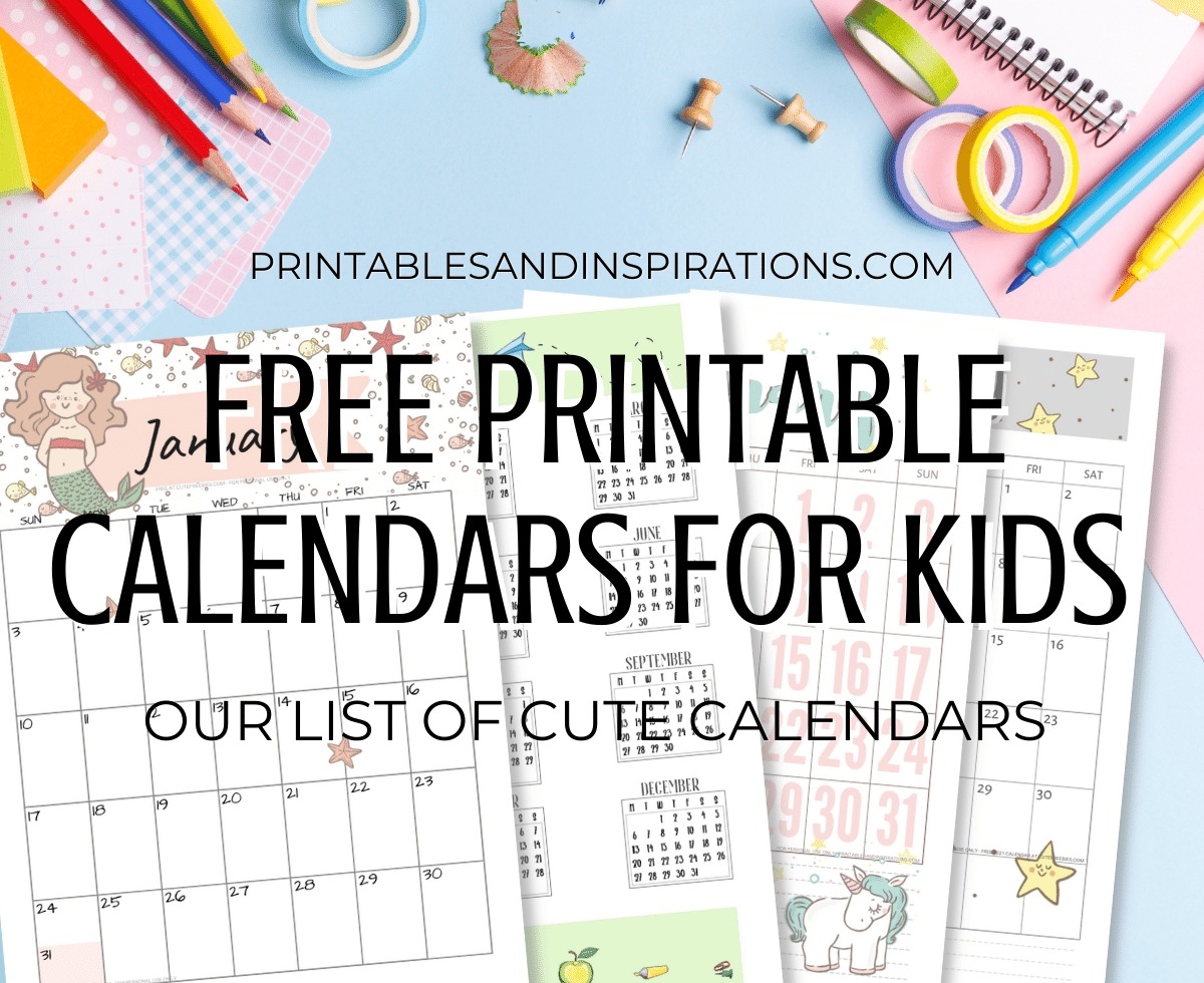 2024 2025 Free Printable Calendar For Kids Printables And Inspirations 2024 2025 Free Printable Calendar For Kids Printables And Inspirations