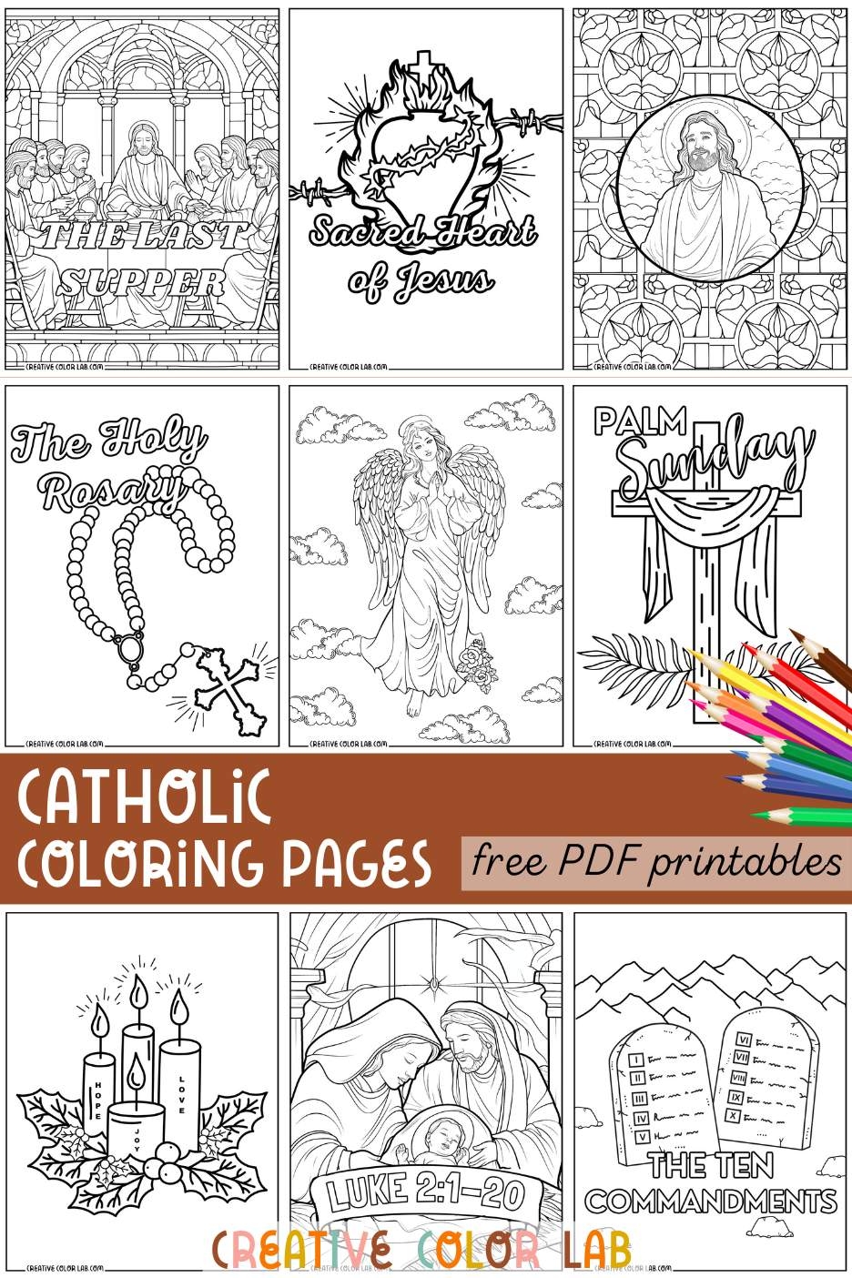 21 Catholic Coloring Page Free PDF Printables 21 Catholic Coloring Page Free PDF Printables