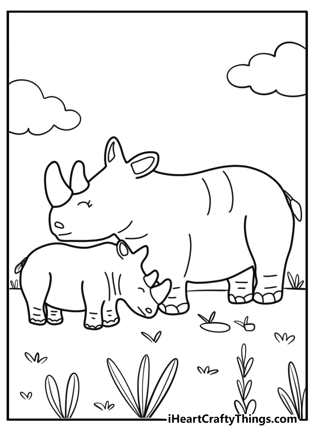 Free Printable Worksheets Of Rhino