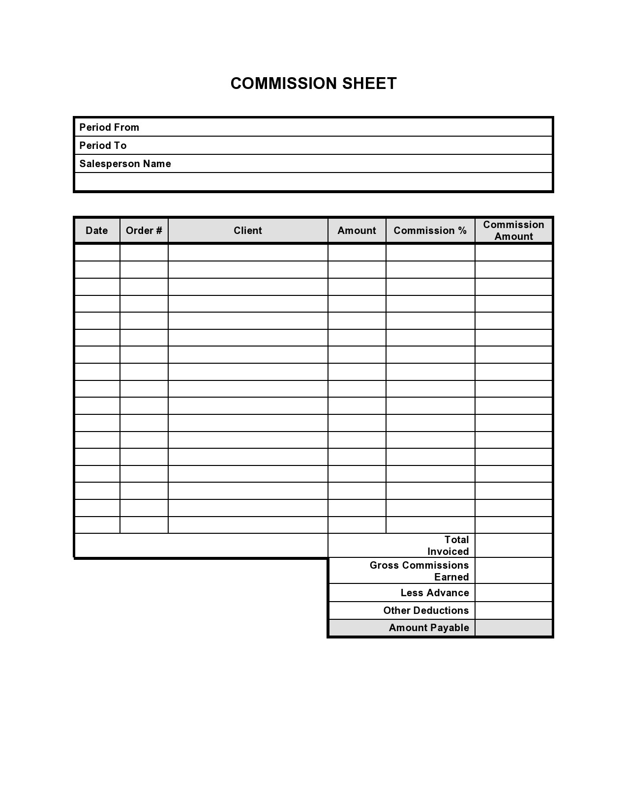 36 Editable Commission Sheet Templates Examples TemplateLab 36 Editable Commission Sheet Templates Examples TemplateLab