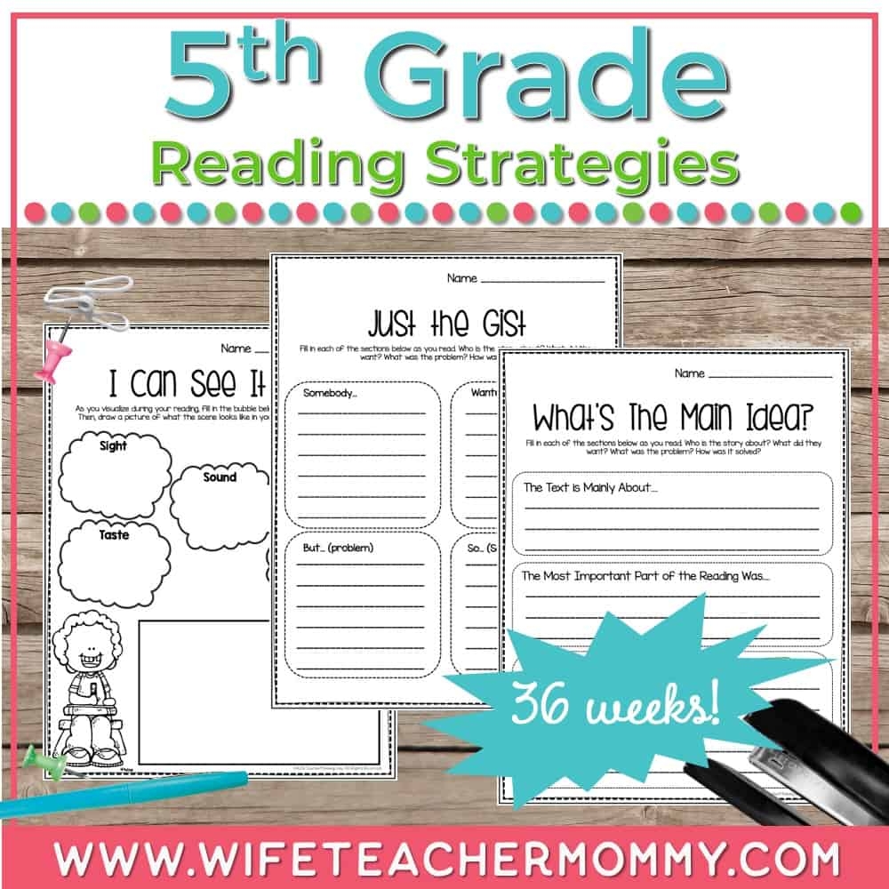 36 Weeks Of 5th Grade Reading Comprehension Strategies Worksheets Library 36 Weeks Of 5th Grade Reading Comprehension Strategies Worksheets Library