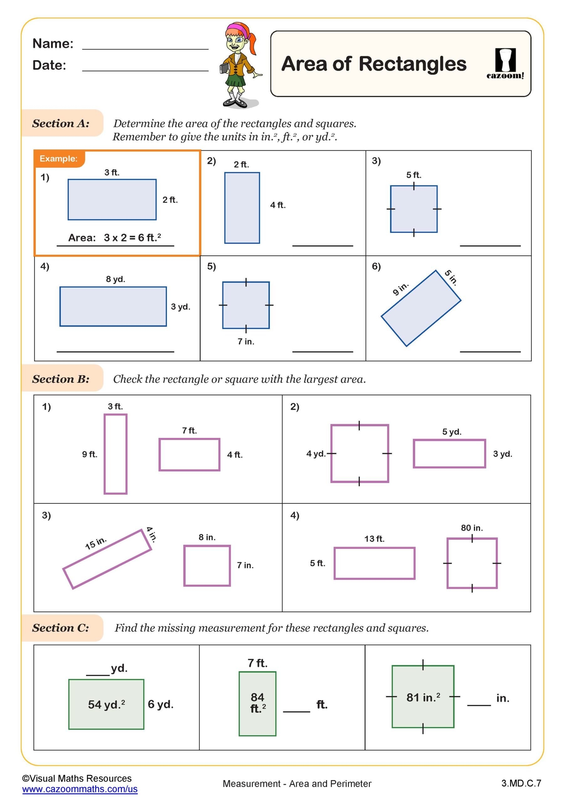 3rd Grade Math Worksheets PDF Printable Math Worksheets