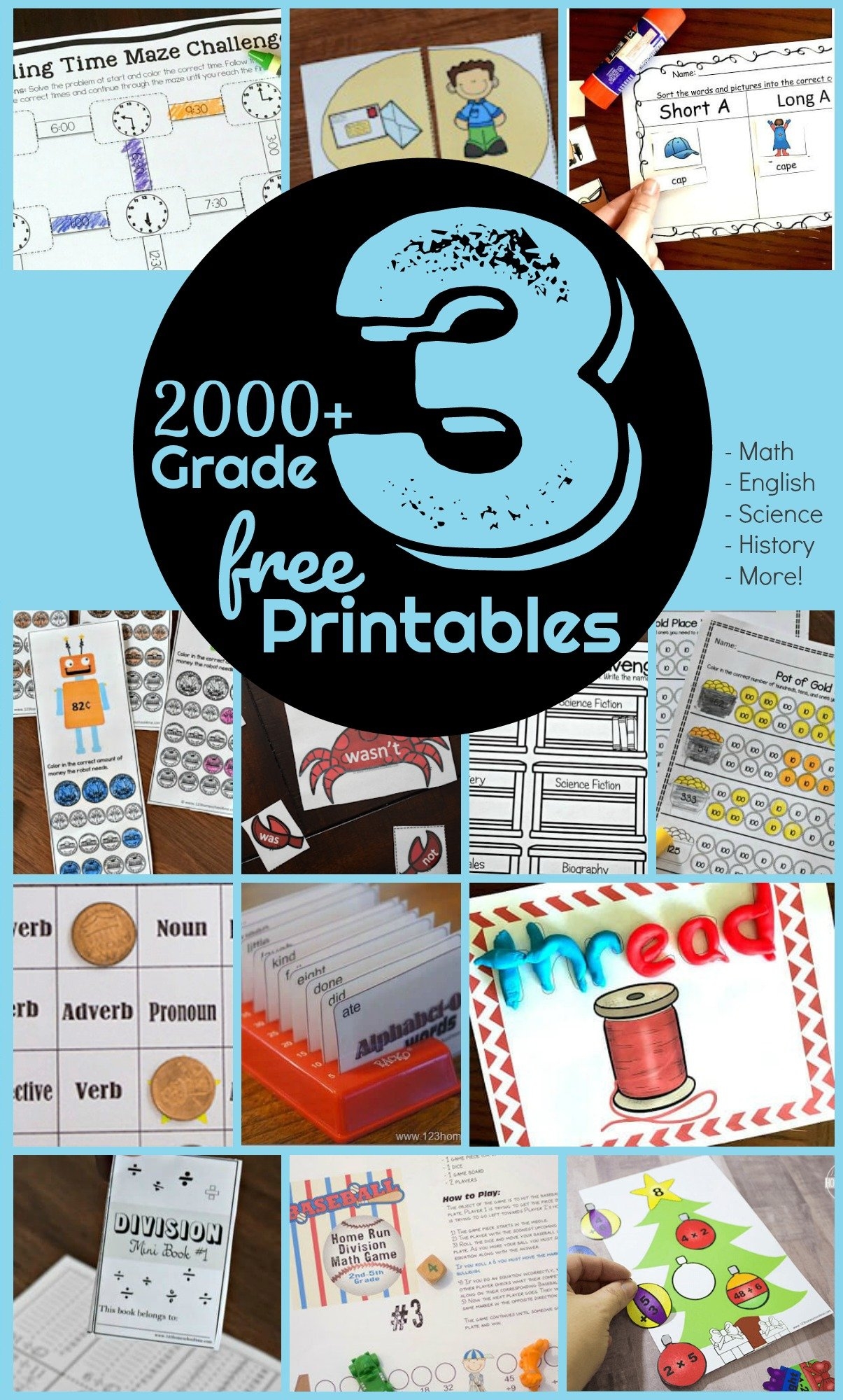 3rd Grade Worksheets U0026 Games 123 Homeschool 4 Me