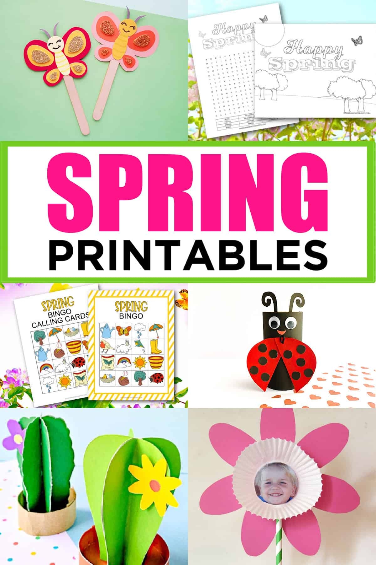 50 Free Spring Printables For Kids Made With HAPPY