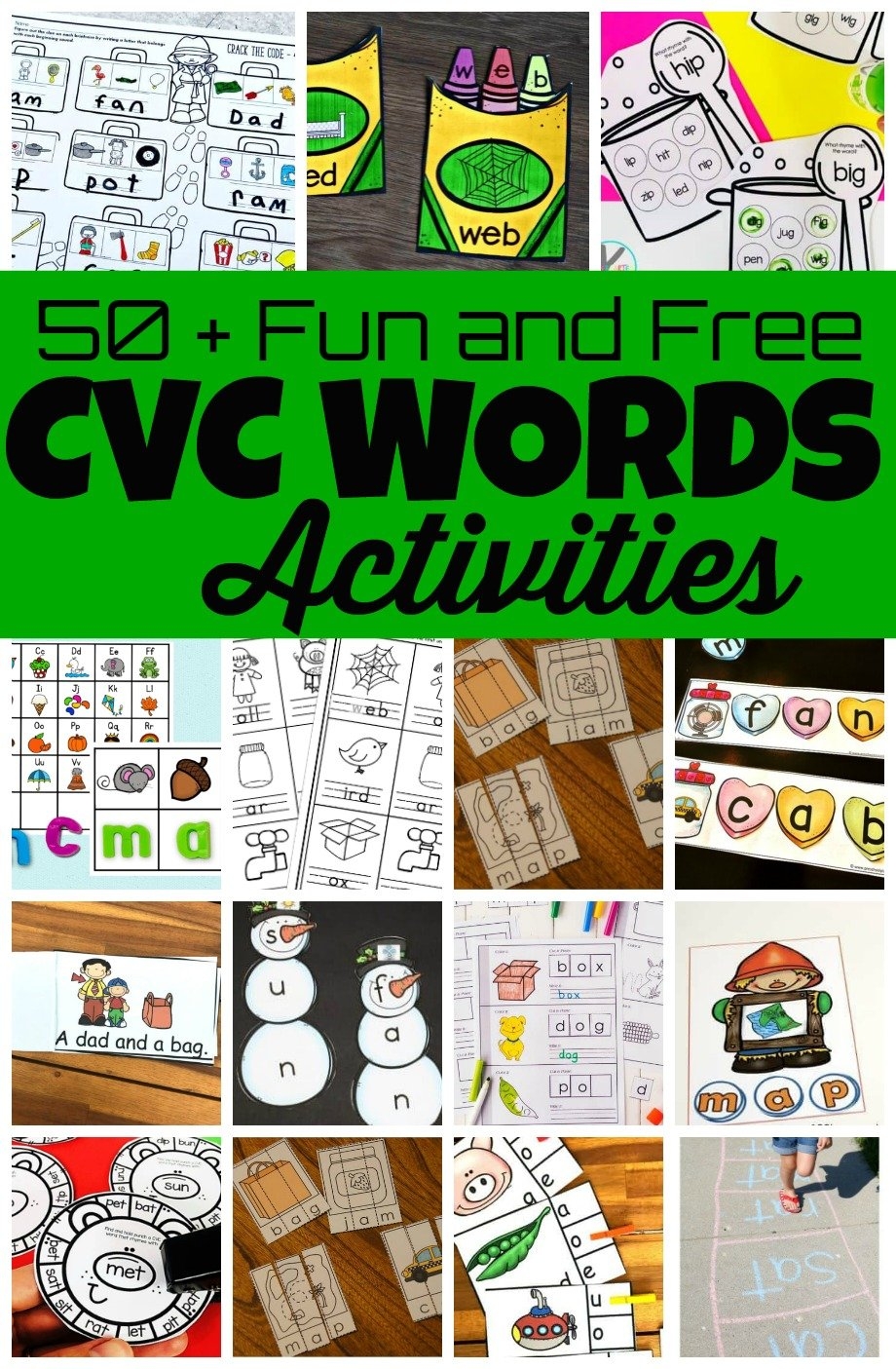 Free Printable Cvc Worksheet
