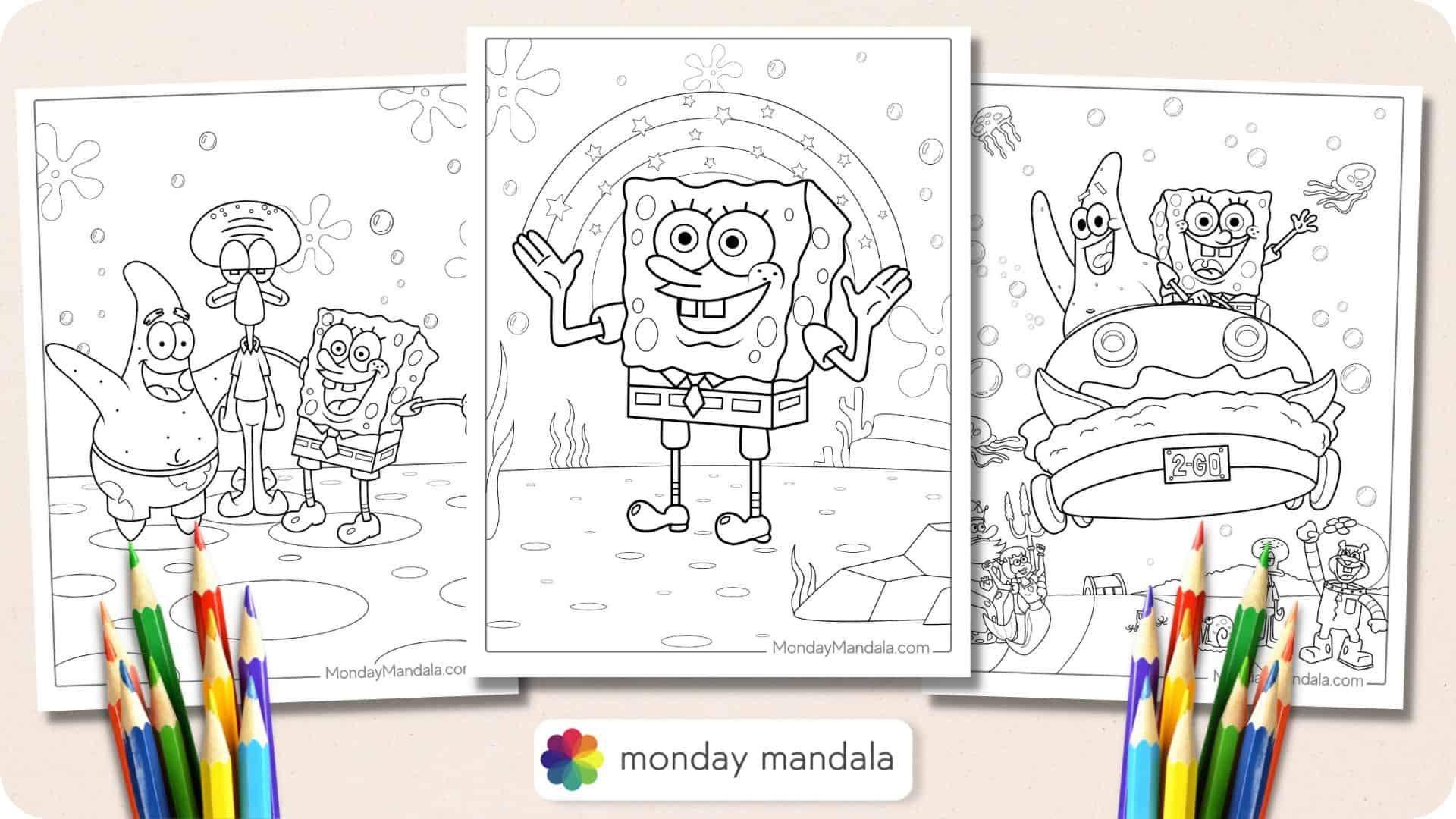 58 SpongeBob Coloring Pages Free PDF Printables 