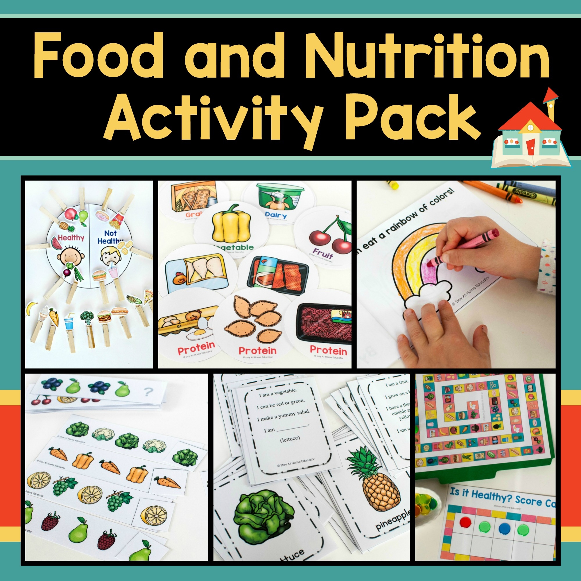 6 Printable Food And Nutrition Activities For Preschoolers 6 Printable Food And Nutrition Activities For Preschoolers