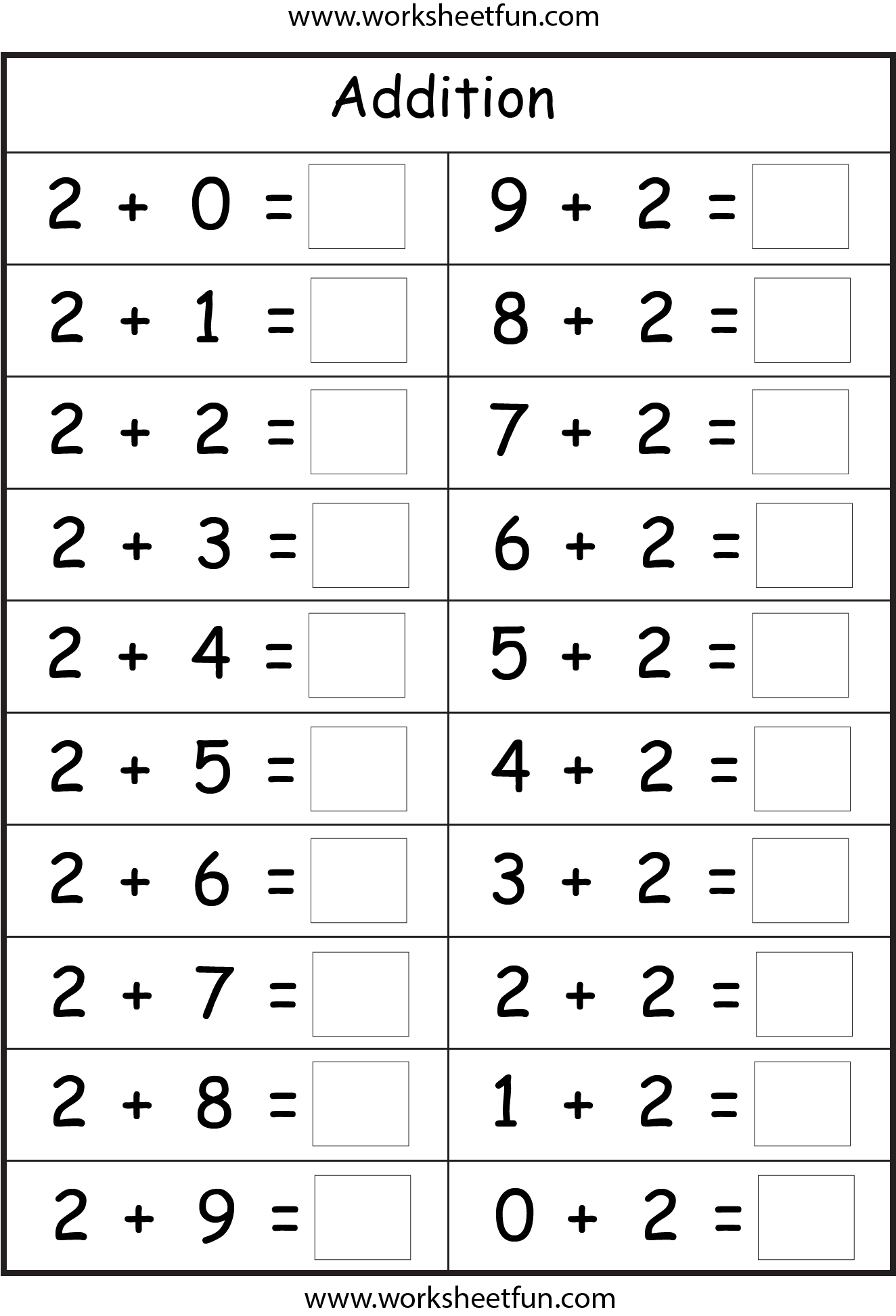 7 Addition Facts Ideas Math Addition Math Addition Worksheets Math Worksheets