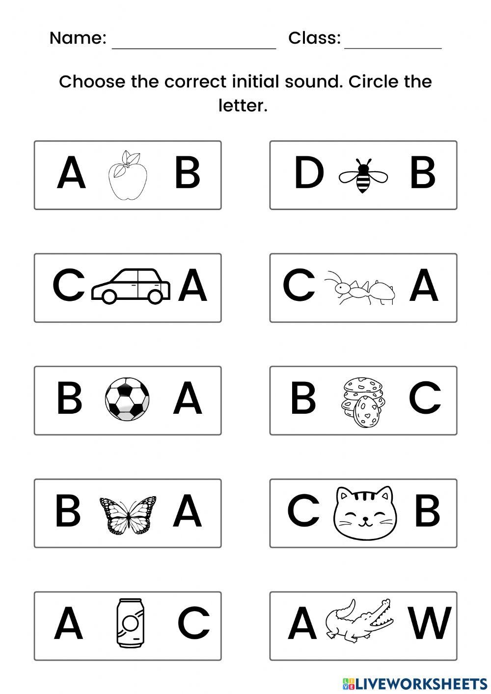 A B C Phonics Worksheet Worksheet Live Worksheets Worksheets A B C Phonics Worksheet Worksheet Live Worksheets Worksheets
