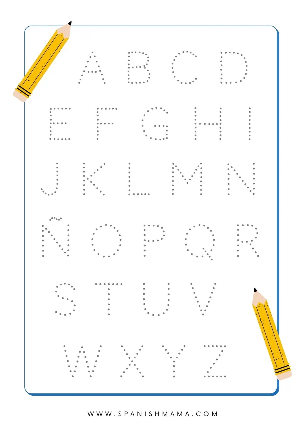 A Guide To The Alphabet In Spanish With Free Printables A Guide To The Alphabet In Spanish With Free Printables