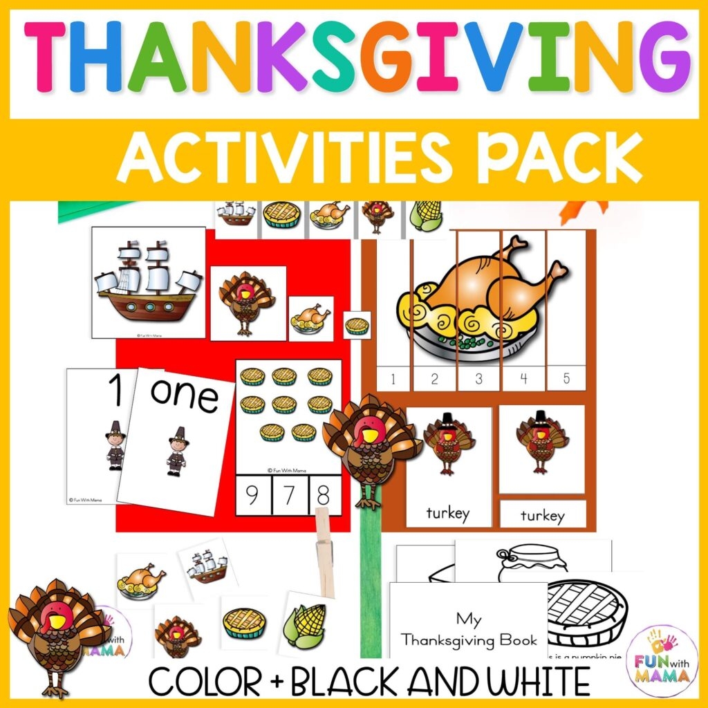 A Thanksgiving Printable Pack For Learning History U0026 More A Thanksgiving Printable Pack For Learning History U0026 More