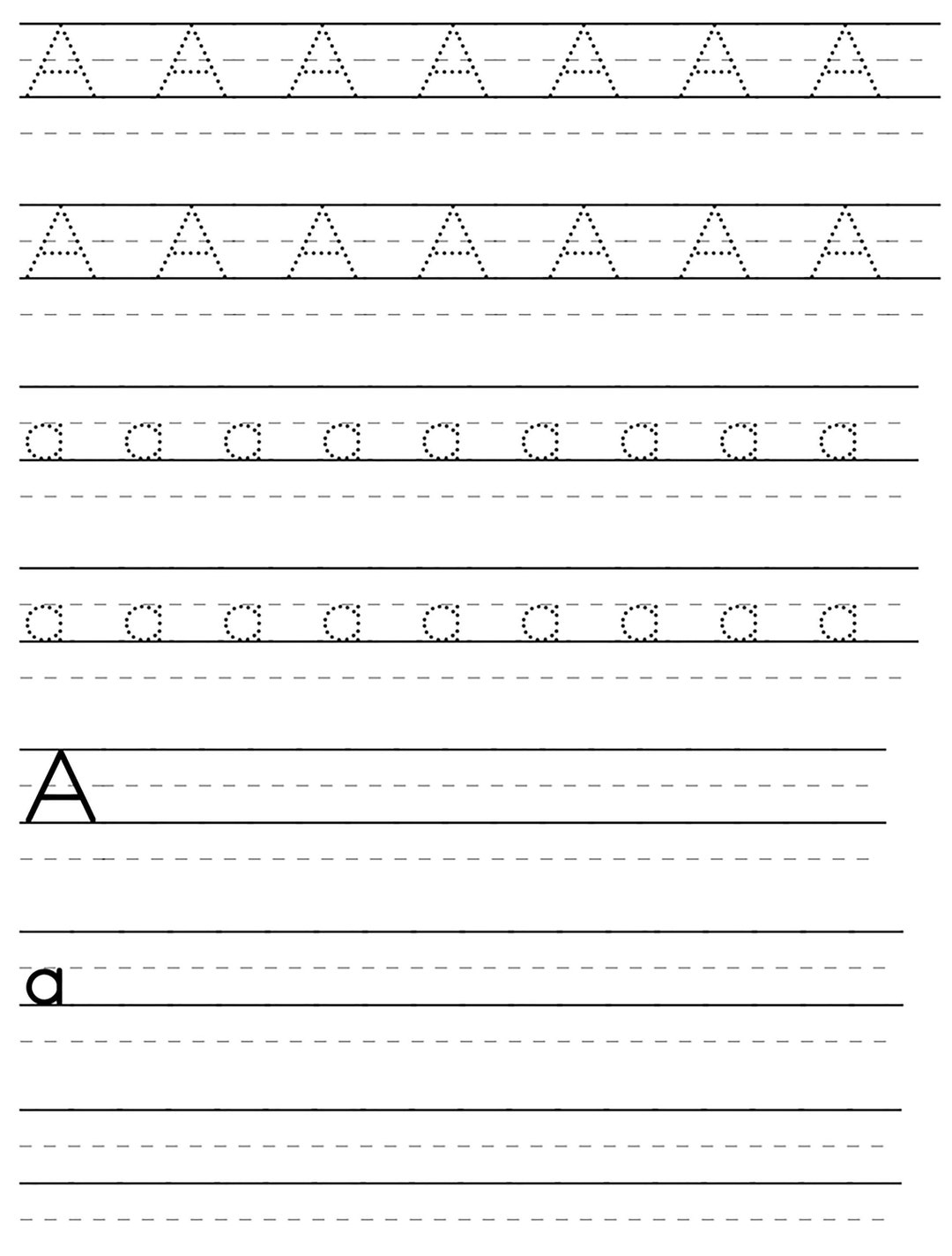 ABC Letter Tracing Worksheets Alphabet Tracing Letter Sheet 