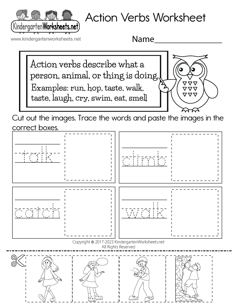 Action Verbs Worksheet Free Printable Digital U0026 PDF Action Verbs Worksheet Free Printable Digital U0026 PDF