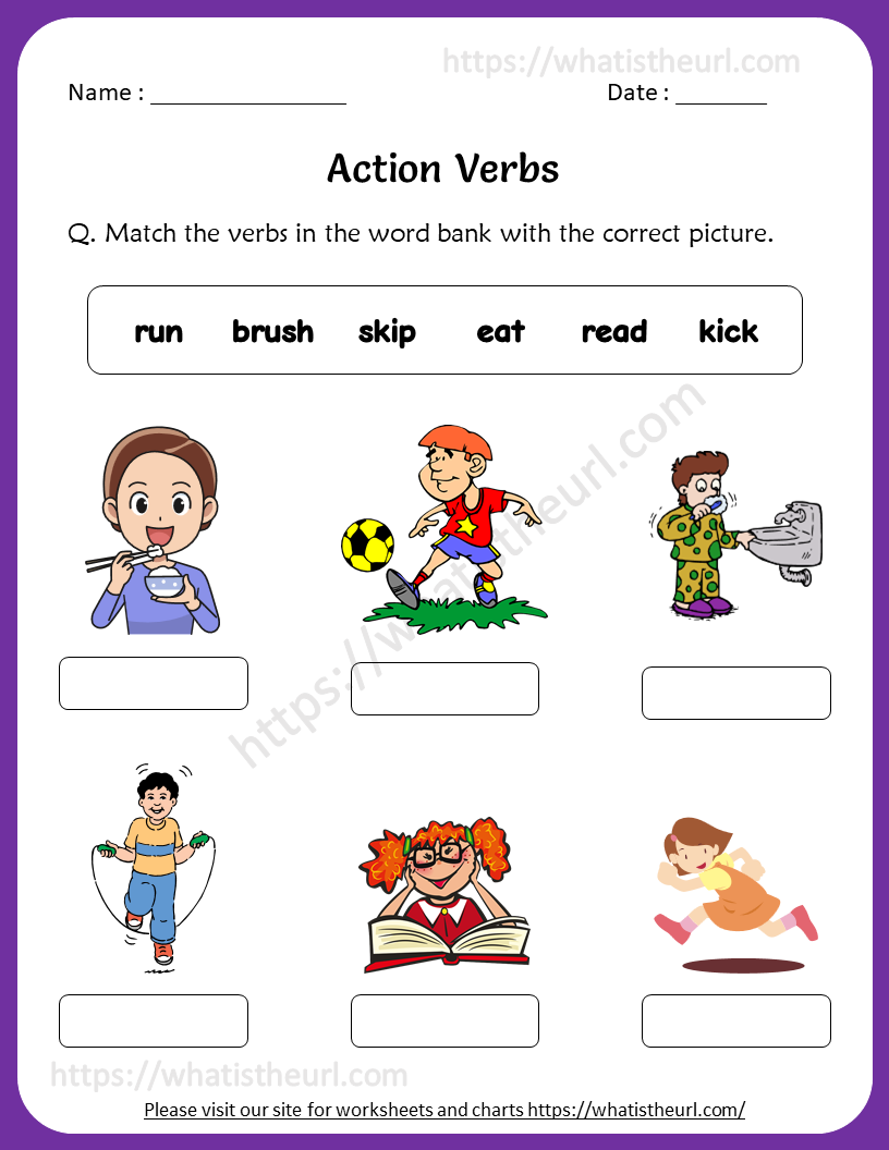Action Words Worksheets For Kindergarten Pdf Action Words Worksheets For Kindergarten Pdf