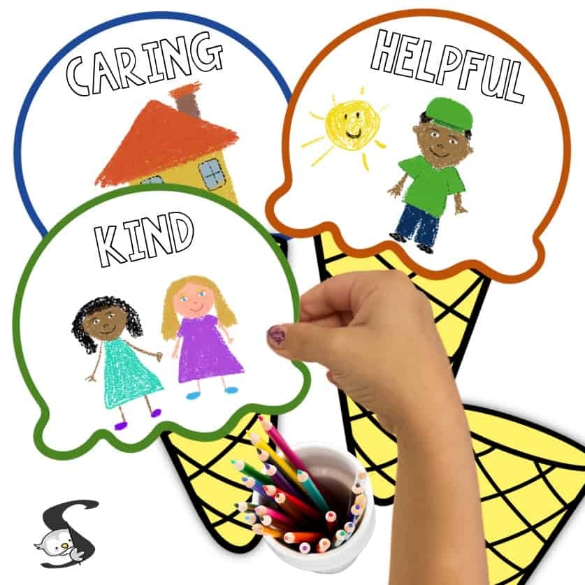 Activities On Friendship For Preschoolers Free Ice Cream Craft