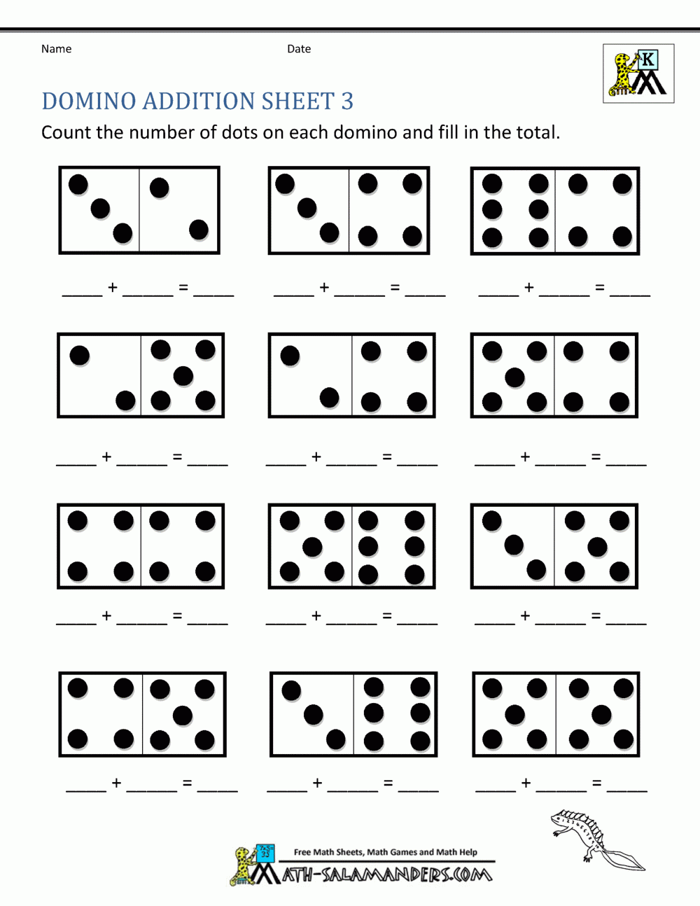 Free Online Printable Kindergarten Math Worksheets Free Online Printable Kindergarten Math Worksheets