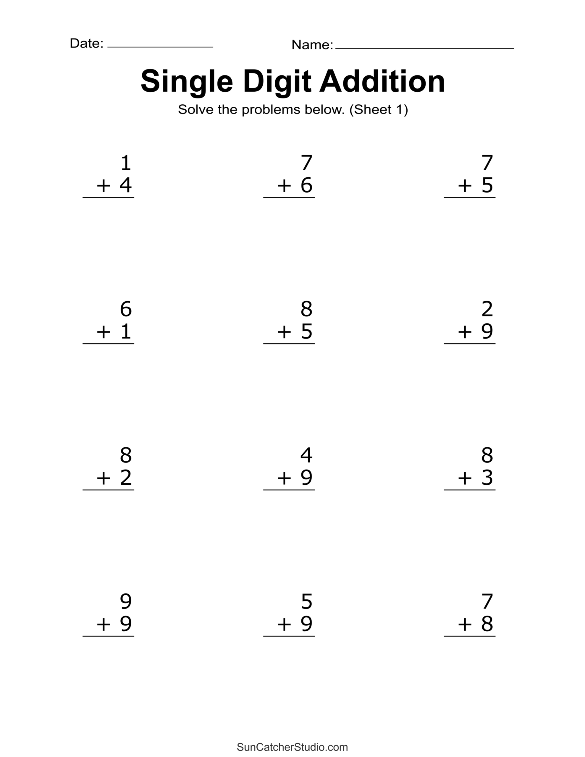 Free Printable Picture Addition Worksheets Free Printable Picture Addition Worksheets