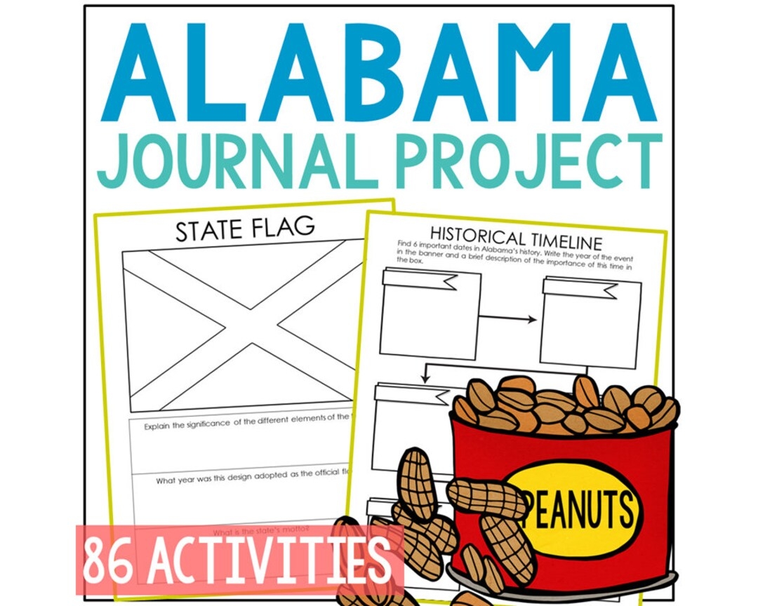 ALABAMA State History Project Activity Social Studies Unit Study Lesson Plans 4th 5th 6th 7th Grade Homeschool Printable Worksheets Etsy ALABAMA State History Project Activity Social Studies Unit Study Lesson Plans 4th 5th 6th 7th Grade Homeschool Printable Worksheets Etsy