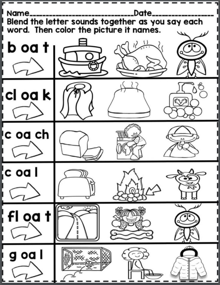 All About The Vowel Team OA Long Vowel Team Oa Worksheets Made By Teachers