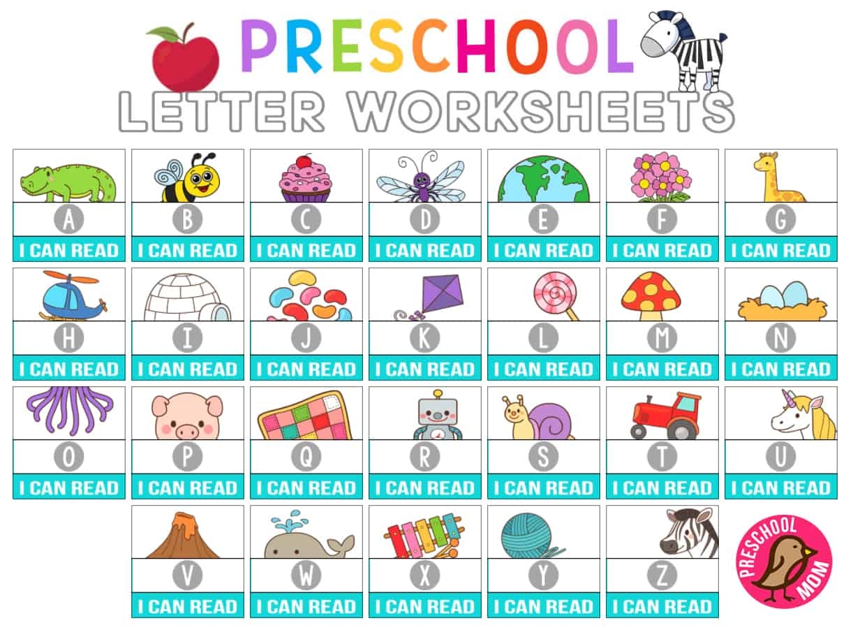 Beginner Free Printable Preschool Worksheets