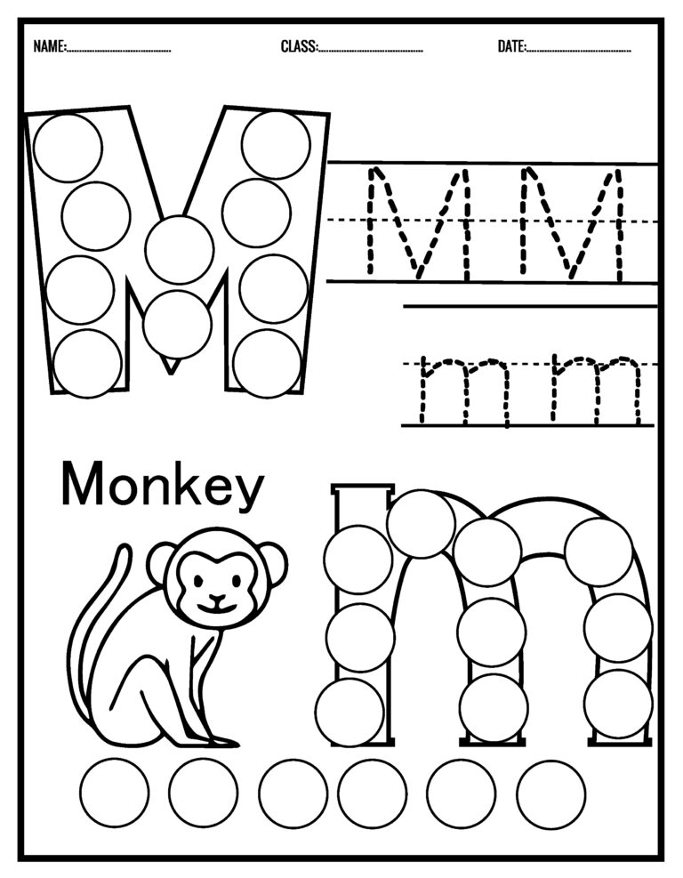 Alphabet Worksheets Tracing U0026 Coloring Pencil Control Handwriting Practice Teaching Resources