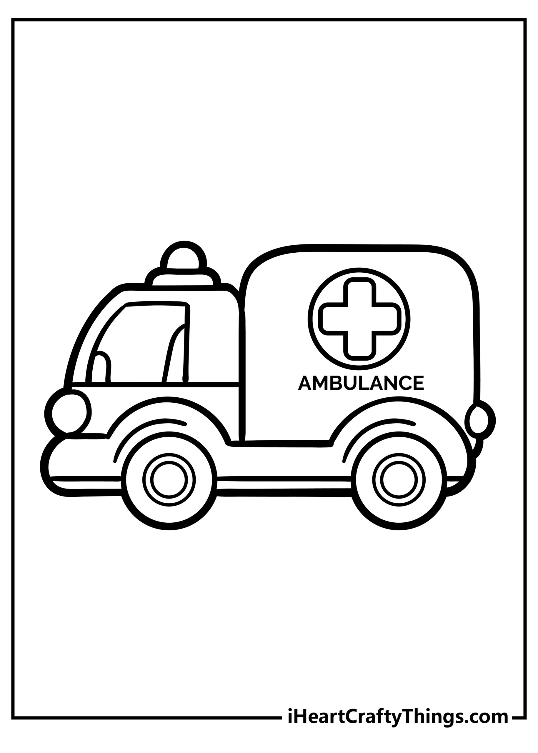 Ambulance Pages 100 Free Printables Ambulance Pages 100 Free Printables