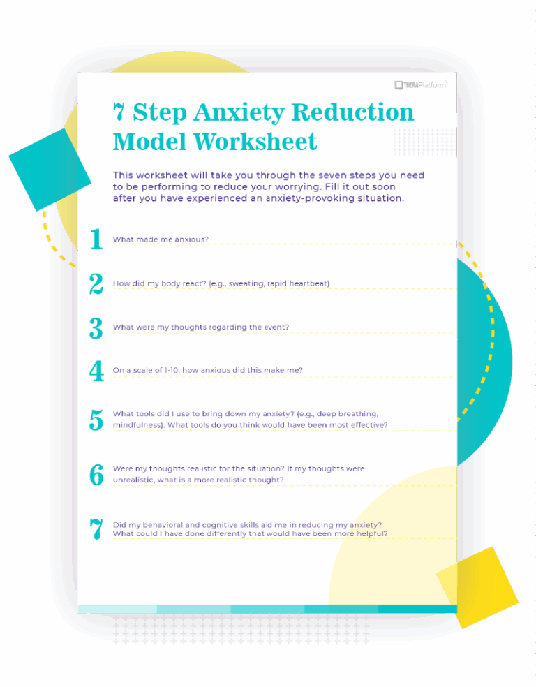 Anxiety Worksheets