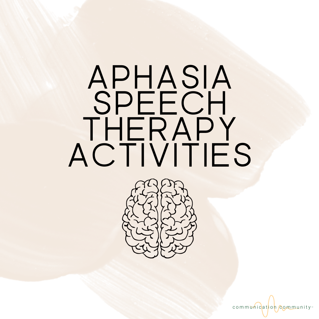 Expressive Aphasia Worksheets Free Printable